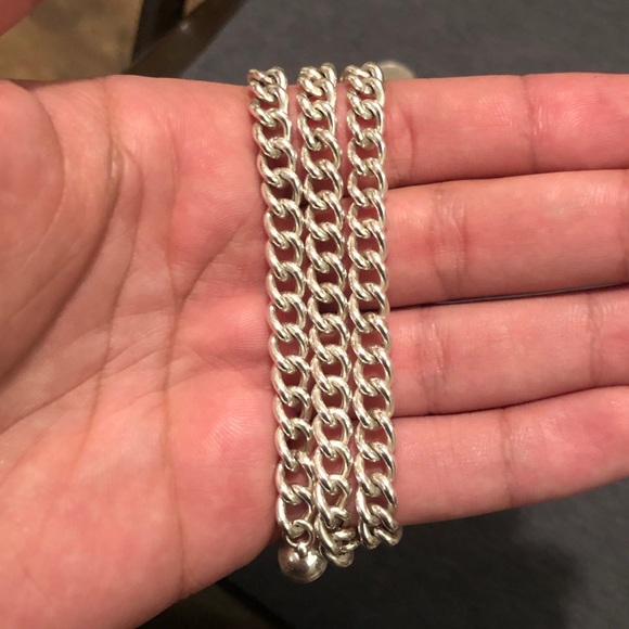 Sterling Silver Curb Link Chain - Picture 2 of 8